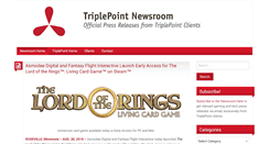 Desktop Screenshot of pressreleases.triplepointpr.com